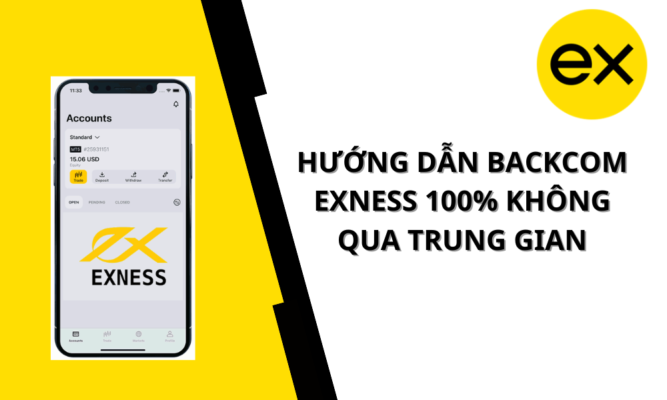 backcom exness không qua trung gian